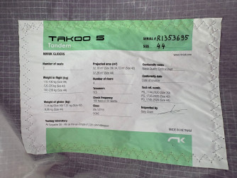 Niviuk Takoo 5 Tandem, 44, 2023, (140-239kg), 50h