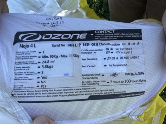 Ozone Mojo 4, L, 2014, (95-115kg), 50h