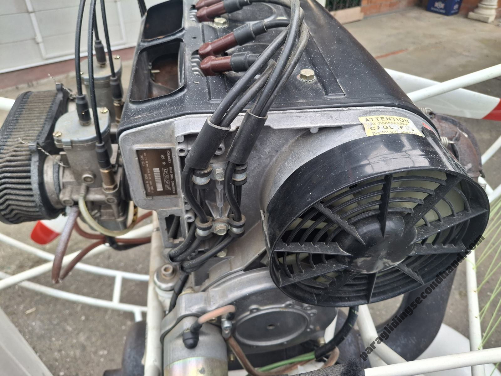 Paramotor tricke z Rotax 503 motorjem-tandem