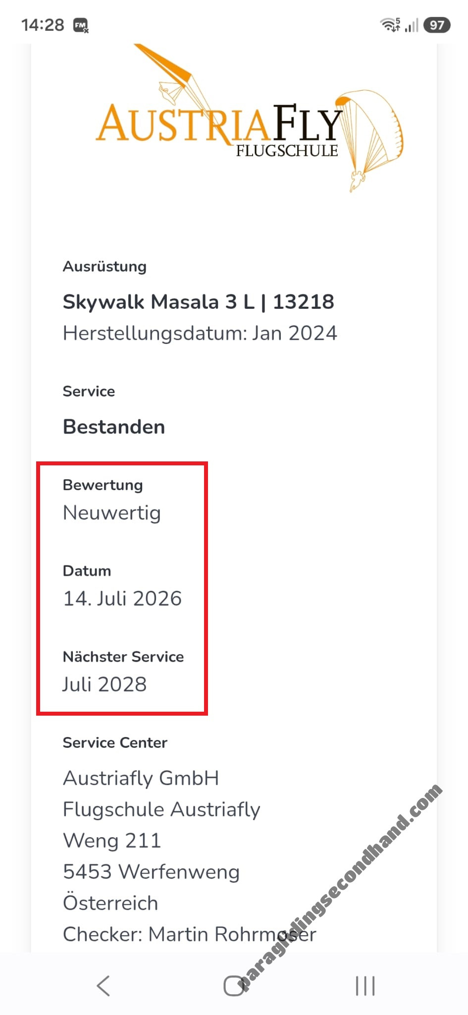 Skywalk Masala 3, L, 2024, (90-120kg), 3h - 画像 2