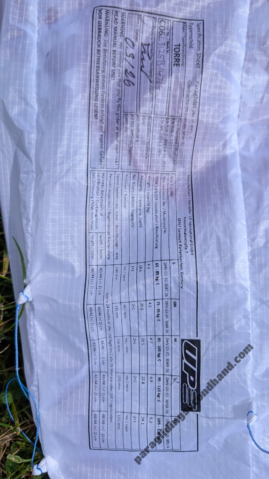 UP Torre, L, 2026, (95-115kg), 20h - Imagen 2