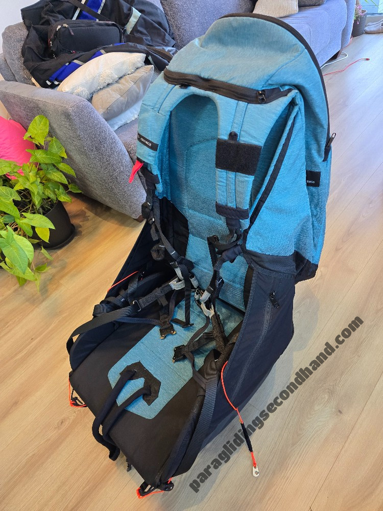 Zestaw paralotnia niskie B dla pilota 113 do 130kg. Praktycznie nówka. Advance epsilon DLS 30, succes 5, zapas, radio, wyczep, pokrowiec plecak - Kuva 6