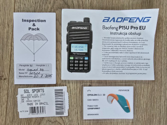 Zestaw paralotnia niskie B dla pilota 113 do 130kg. Praktycznie nówka. Advance epsilon DLS 30, succes 5, zapas, radio, wyczep, pokrowiec plecak