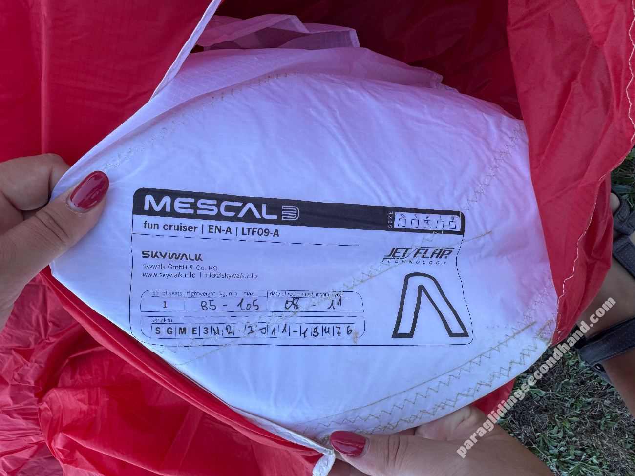 Skywalk Mescal 3, M, 2011, (85-105kg), 50h - 이미지 3