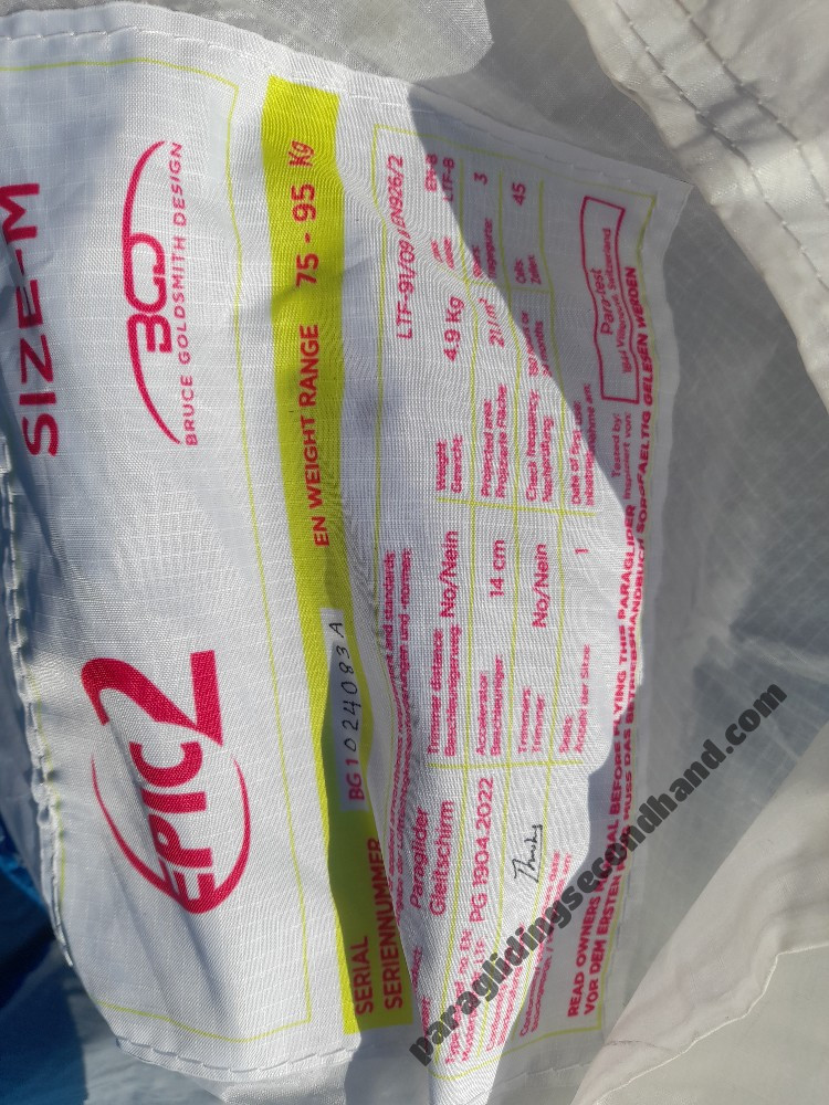 BGD Epic 2, M, 2023, (75-95kg), 80h - Image 4
