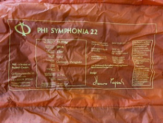 Phi Symphonia 1, 22 m, 2021, (75-95kg), 110h
