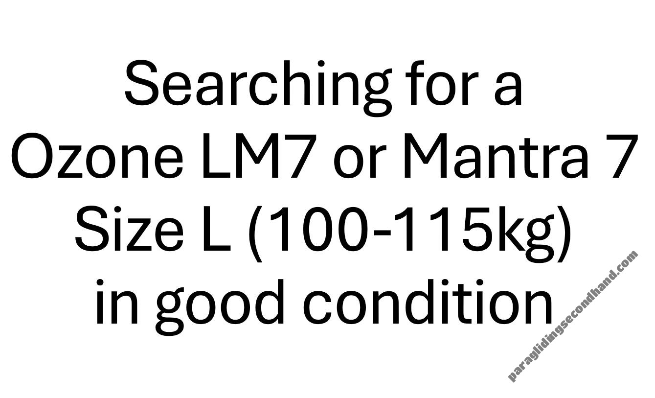 Searching for a LM7 or Mantra 7, Size L (100-115kg) in good condition - Image 2
