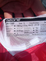 Ozone Zeolite 2 GT, Large, 2024, (100-115kg), 156h