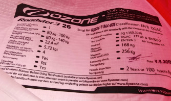 Ozone Roadster 3, 26, 2018, (80-140kg), 45h