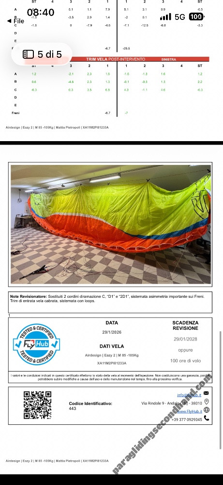 Air Design Easy 2, M, 2018, (85-105kg), 30h - Image 7