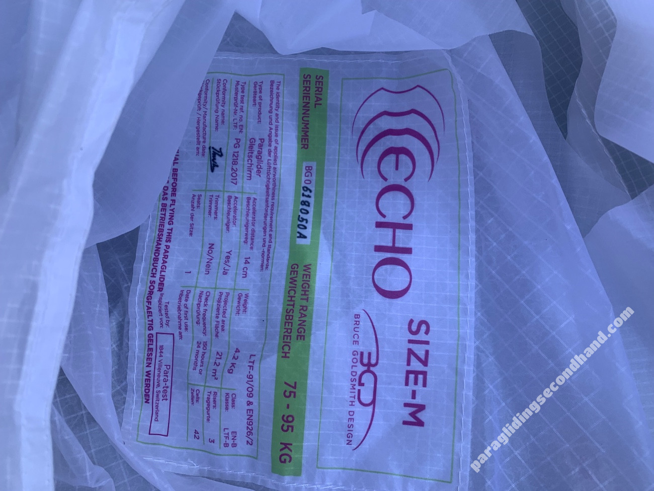 BGD Echo, M, 2018, (75-95kg), 50h - Bild 6