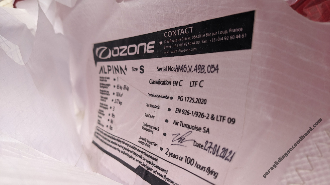 Ozone alpina 4, S, 2021, (65-85kg), 350h - Bild 2