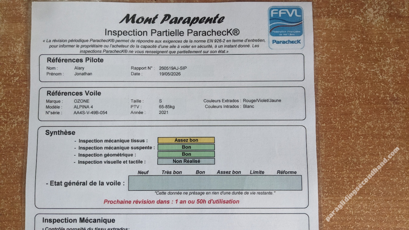 Ozone alpina 4, S, 2021, (65-85kg), 350h - Bild 5