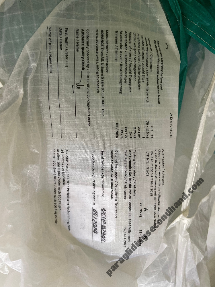 Advance PI3, 23, 2024, (70-110kg), 18h - Image 3