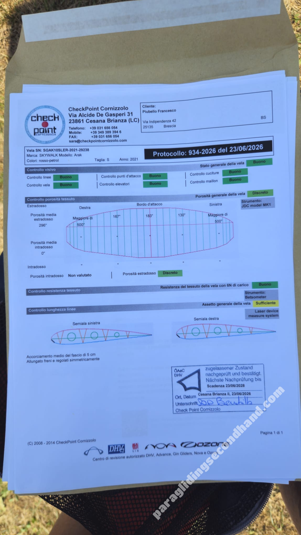 Skywalk Arak, S, 2015, (75-100kg), 100h - Imagen 6