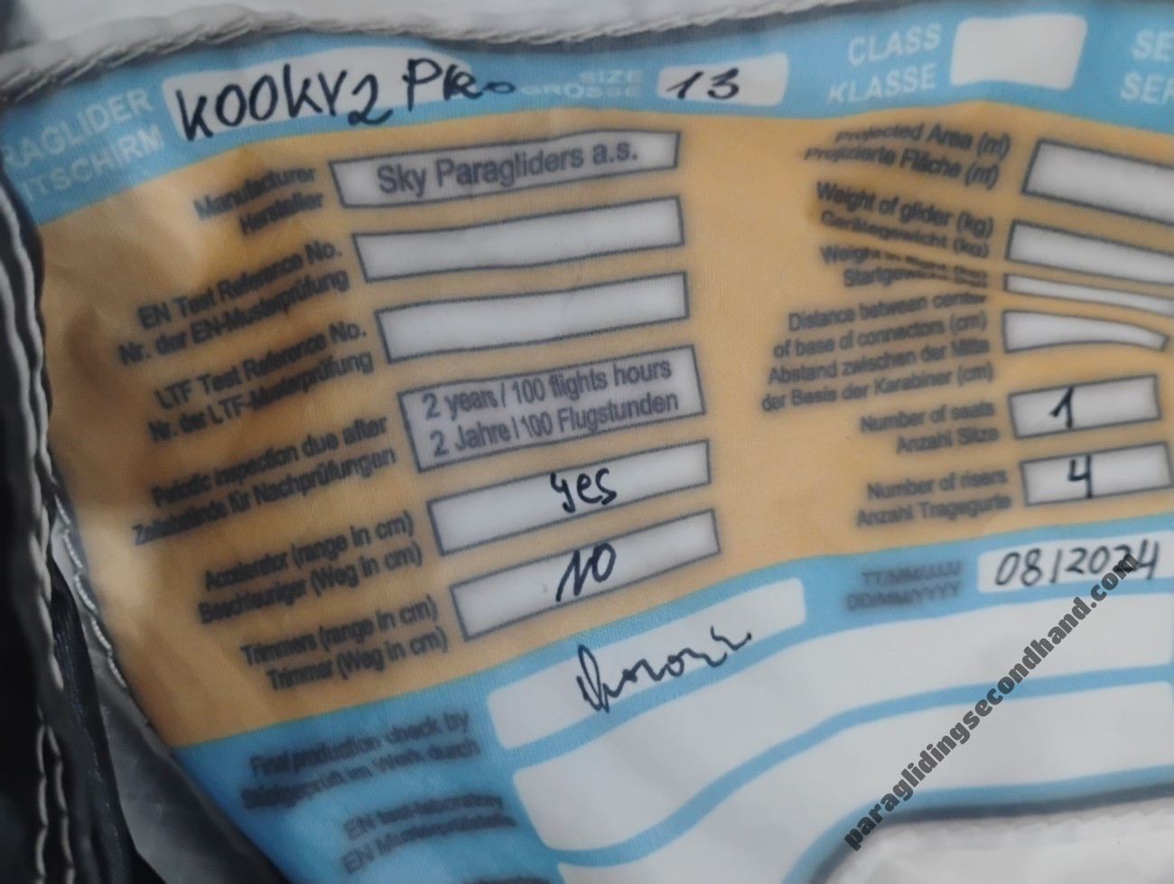 Sky Kooky 2, 13.5, 2020, (65-85kg), 50h - Image 2