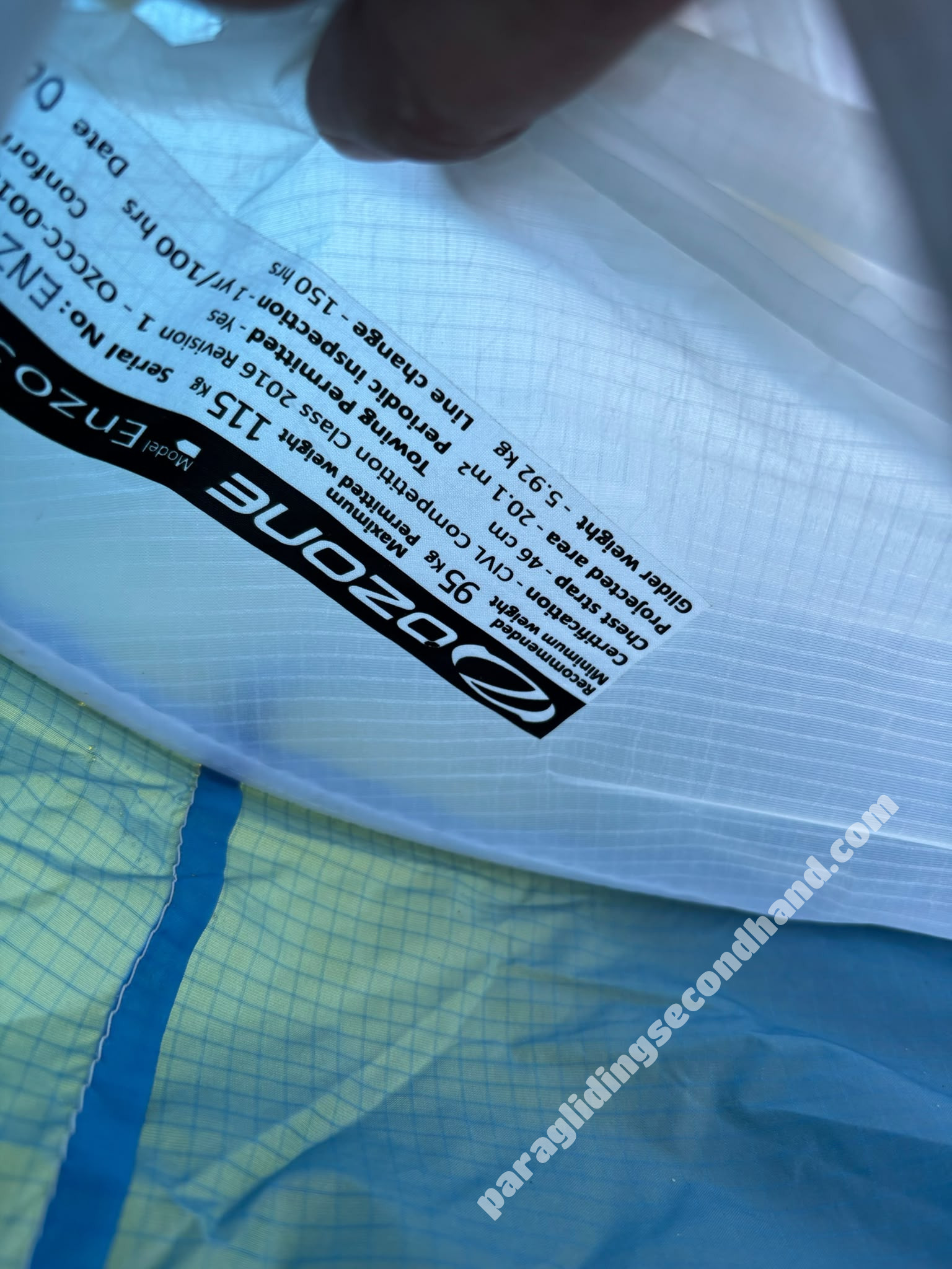 Ozone Enzo 3, M, 2022, (95-115kg), 120h - Image 3