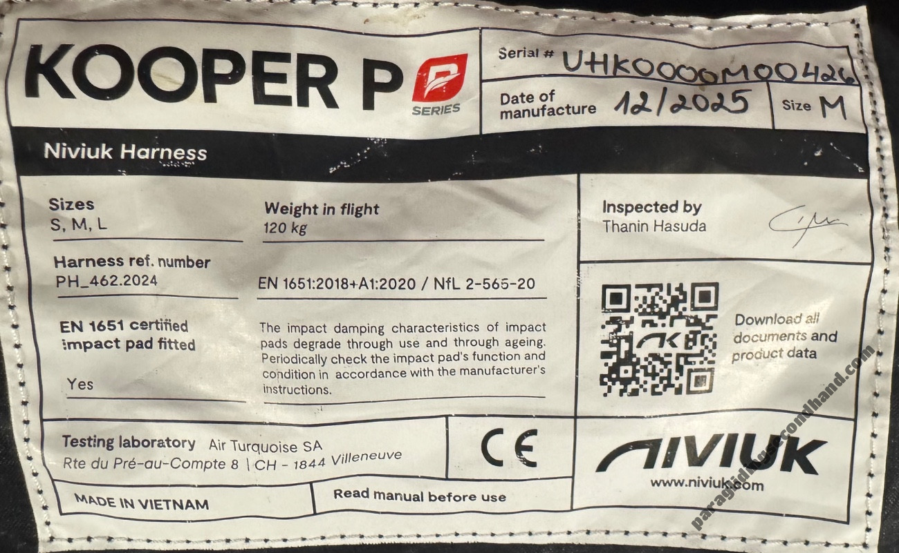 Niviuk Kooper P, M, 2025 - Kuva 7