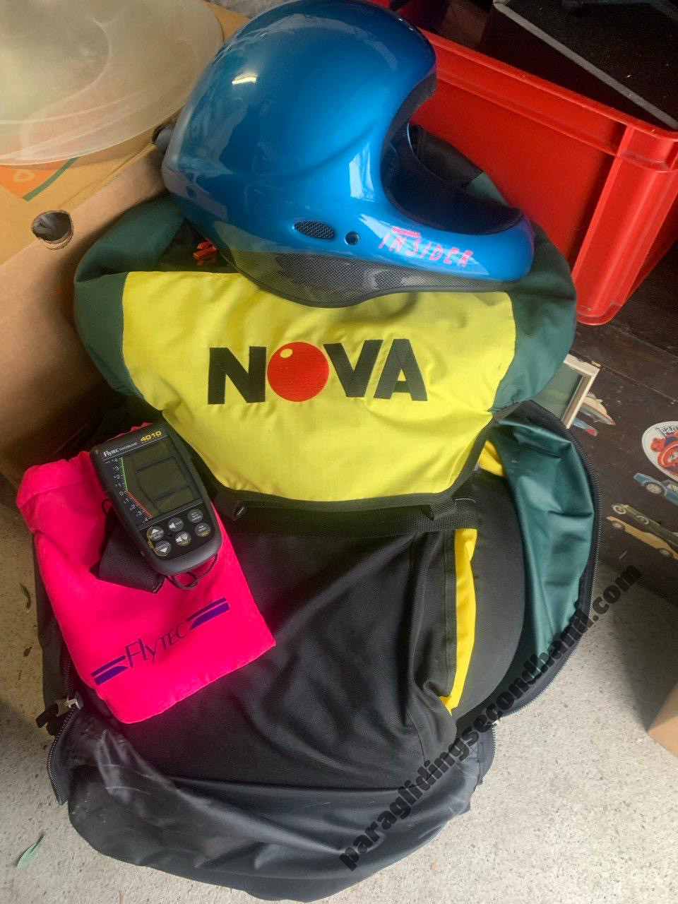 Gleitschirm-Set NOVA + Perche Gurtzeug, Helm & Vario – Groundhandling / Sammler