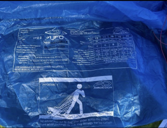 Air Design UFO 2, 16m, 2022, (50-90kg), 4h