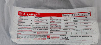 GIN Gliders FUSE 4, 40 41, 2026, (110-230kg), 0h