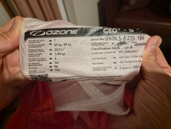 Ozone Geo 7, S, 2025, (65-85kg), 100h