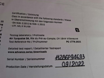 Advance IOTA 3 DLS, 25, 2022, (80-100kg), 50h