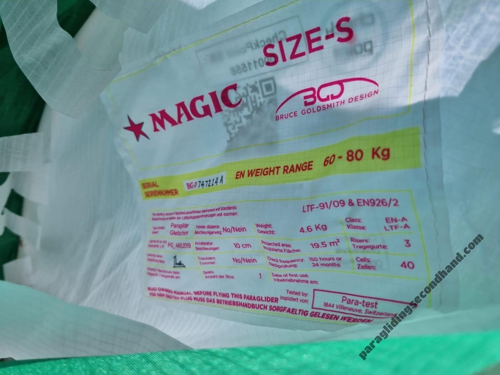 BGD Magic, S, 2019, (60-80kg), 60h - Image 2