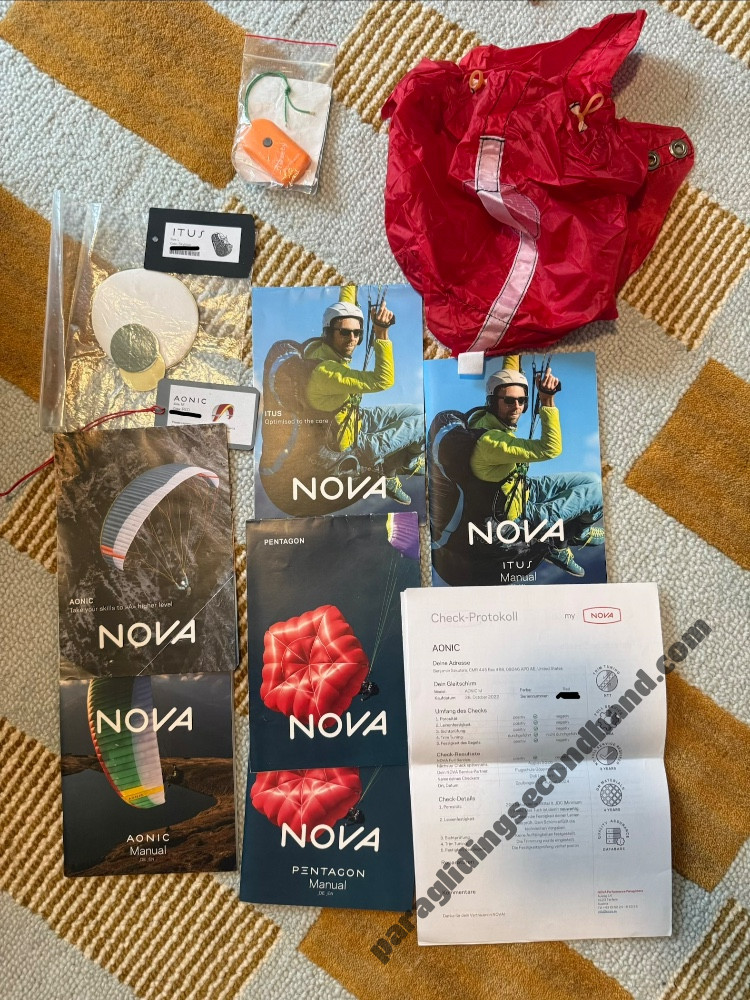 Nova AONIC M and ITUS Hike and Fly Harness L - Image 5