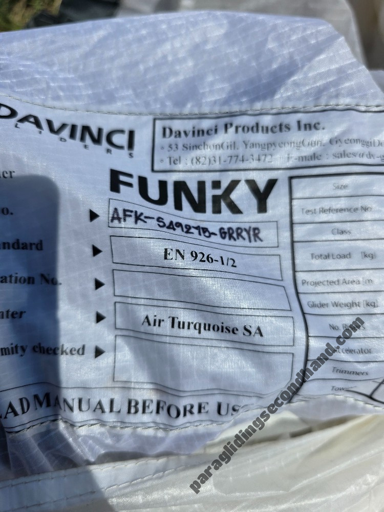 Davinci Gliders Fanky, 70-90, 2022, (70-90kg), 30h - Image 4