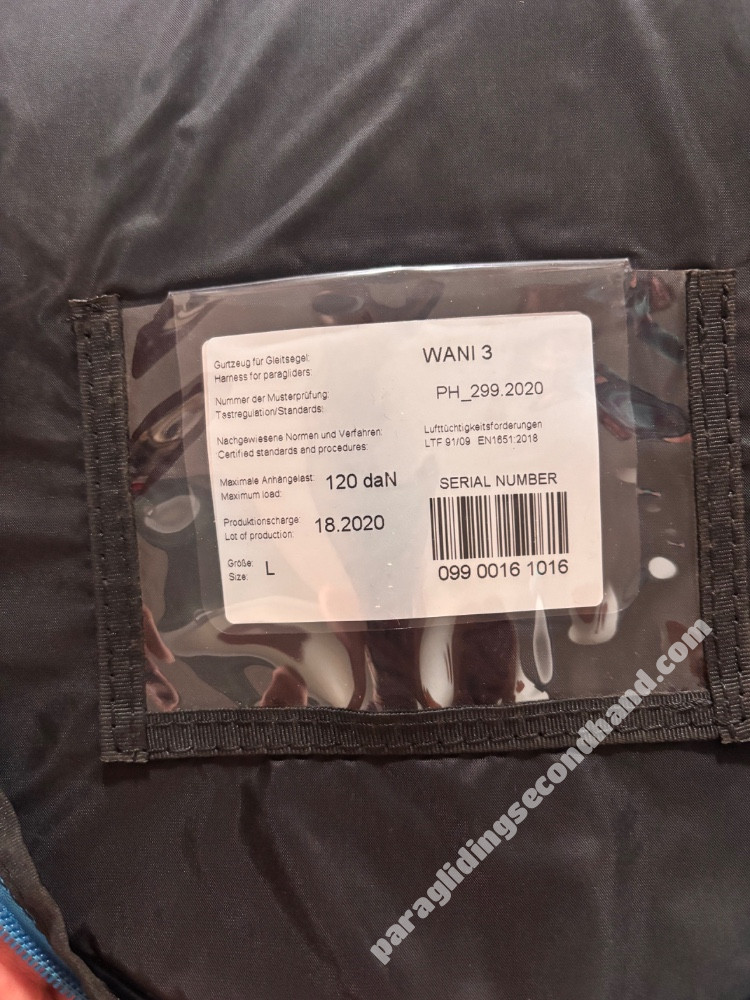 Niviuk Hook5, 28, 2021, (95-120kg), 60h - Image 7