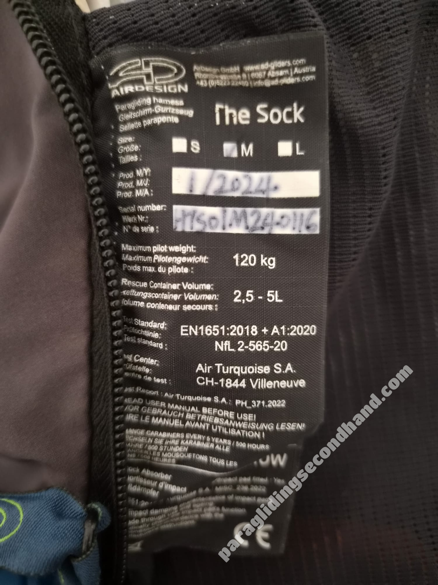 Air Design Sock, M, 2024 - Image 2