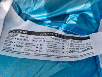 Ozone Zeolite GT, S, 2020, (60-85kg), 100h