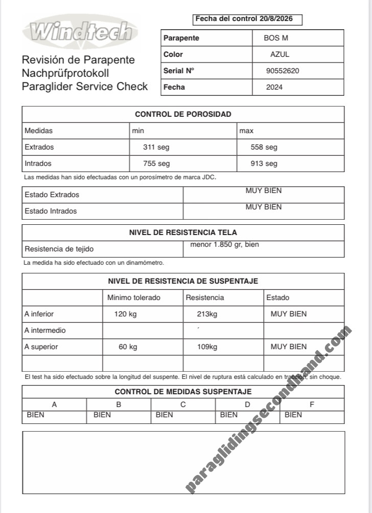 Windtech Bios, M, 2024, (85-105kg), 10h - Image 3