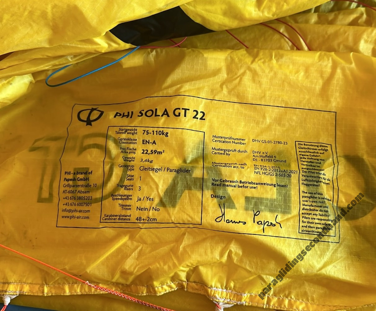 Phi Sola GT, 22, 2024, (75-110kg), 10h - Image 2