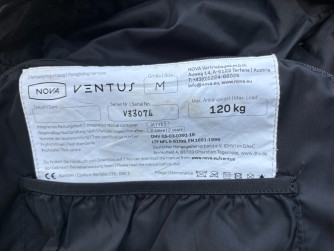 Paragliding Set: Nova ION 7 XS Sangria under warranty + Ventus M Harness + Pentagon 100 Reserve + Helmet + Backpack