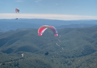 Paragliding Set: Nova ION 7 XS Sangria under warranty + Ventus M Harness + Pentagon 100 Reserve + Helmet + Backpack