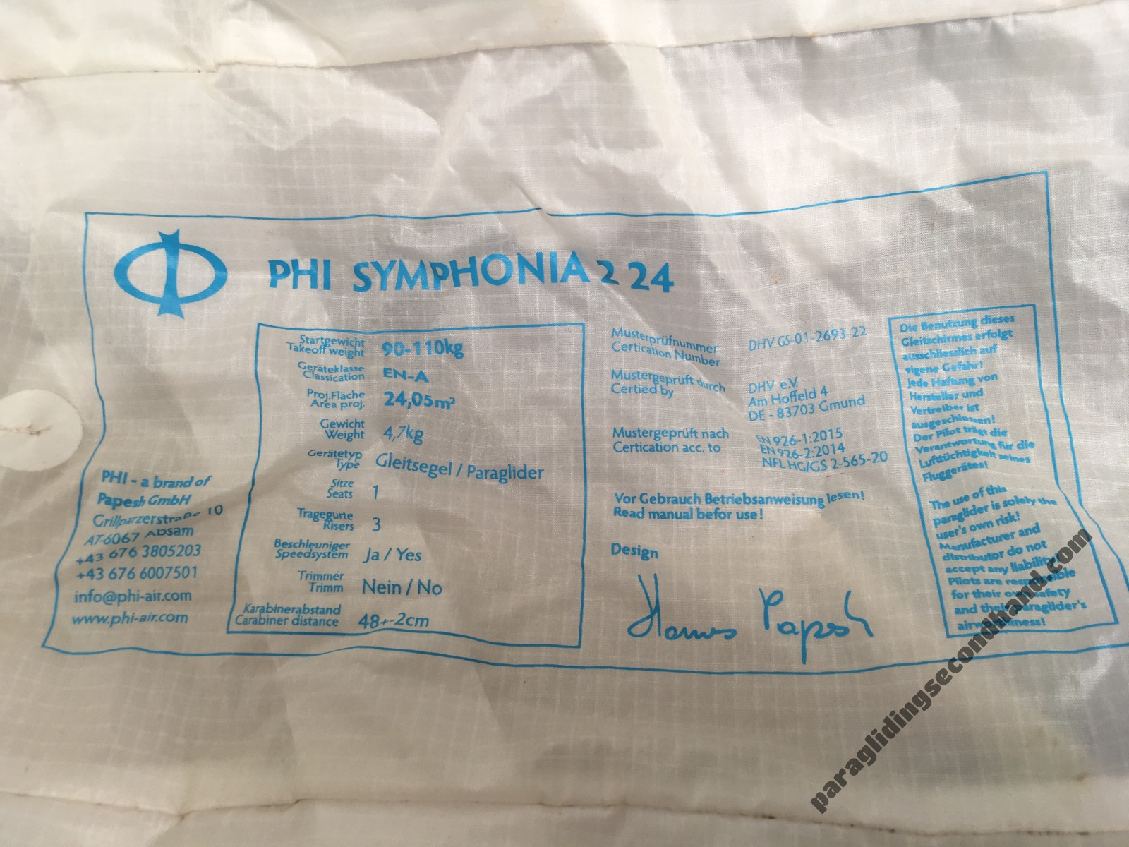 Phi Symphonia 2, 24, 2022, (95-110kg), 95h - Image 3