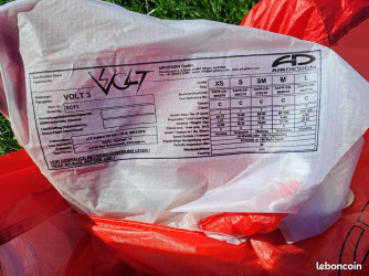 Air Design Volt 3, M, 2019, (90-105kg), 150h