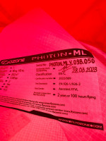 Ozone Photon, ML, 2023, (90-105kg), 70h