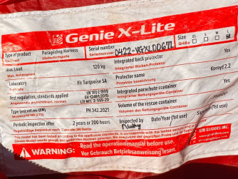 GIN Gliders Genie X Lite, L, 2022