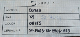 Supair Eona 3, XS, 2022, (50-70kg), 1h