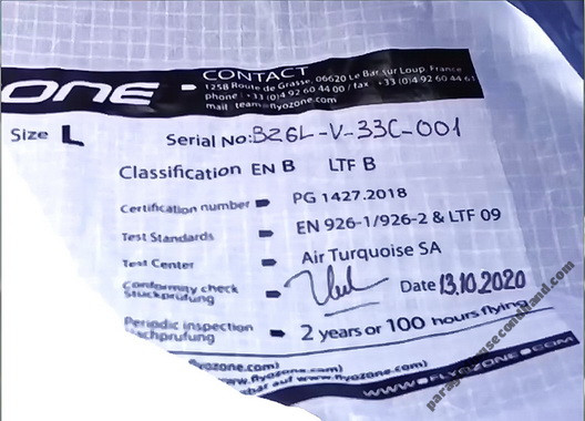 Ozone Buzz z6, ml, 2020, (95-115kg), 15h - Image 4