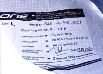 Ozone Buzz z6, ml, 2020, (95-115kg), 15h