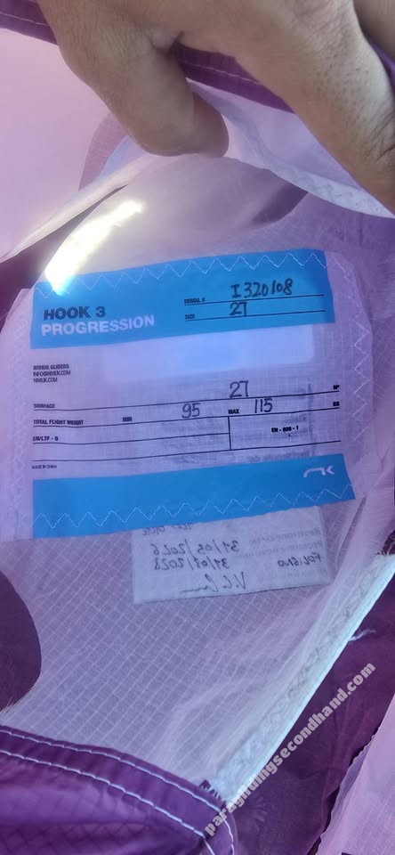 Niviuk Hook 3, 27, 2014, (95-115kg), 145h - Image 4