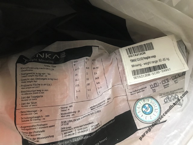 Skywalk Tonka-2, 12, 2020, (60-90kg), 50h - Immagine 4