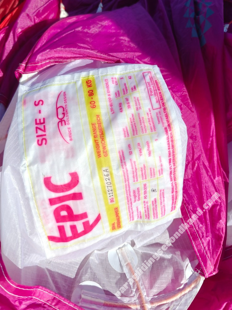 BGD Epic FS Freestyle, S, 23, 2023, (60-80kg), 31h - Image 4