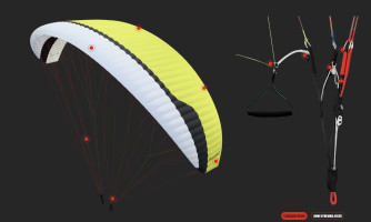 GIN Gliders Bandit 2, xxs, 2026, (55-75kg), 5h