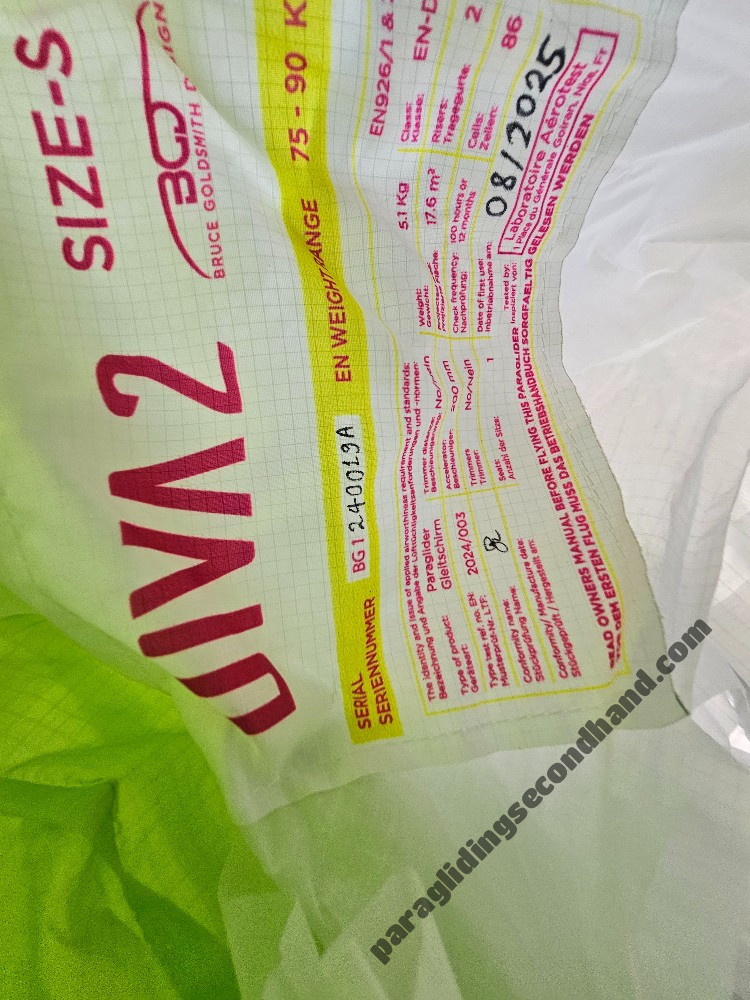 BGD Diva 2, S, 2025, (75-90kg), 1h - Image 4