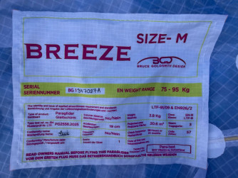 BGD Breeze, M, 2025, (75-95kg), 2h